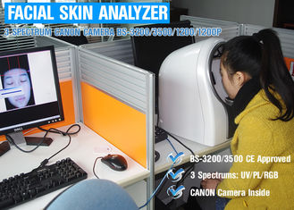 8800 دستگاه تجزیه و تحلیل پوست لوکس / آنالیز کننده مو و پوست برای تجزیه و تحلیل پوست پوست