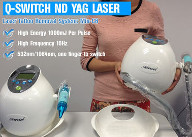 ND YAG Q - لیزر سوئیچینگ برای حذف تاتو با هوای خنک کننده آب خود را با بستن حلقه