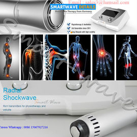 ماساژ ماشین رادیال Shockwave ماشین فیزیوتراپی درمان ضربه موج ضربه ای برای اسپاستیسم عضلانی