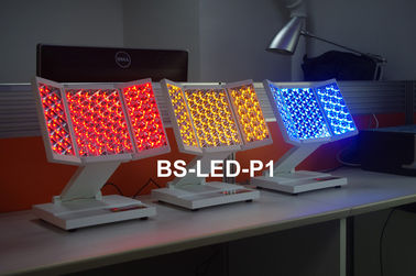 دستگاه فتوتراپی LED قابل حمل با نور قرمز / آبی / زرد برای درمان صورت