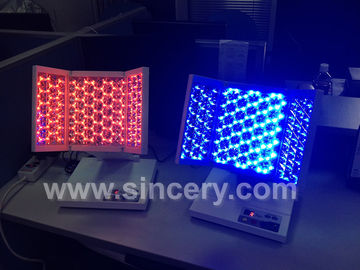 دستگاه فتوتراپی LED قابل حمل با نور قرمز / آبی / زرد برای درمان صورت