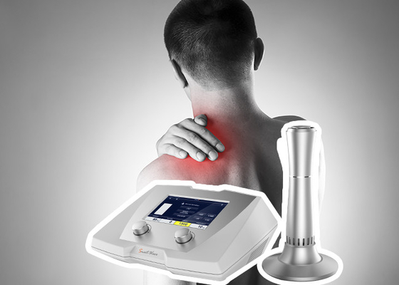 دستگاه ماساژ درمانی دردناک شوک قابل حمل / دستگاه ماساژ درد مینی درد Eswt